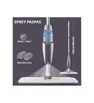 HyMark Sprey Mop Su Deterjan Hazneli 360 Derece Dönen Mikrofiber Bez Temizlik Seti