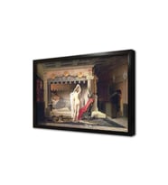 King Candaules Jean Leon Gerome Çerçeveli Mdf Tablo