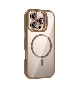 iPhone 16 Pro 6.3'' StandGuard MagSafe Kılıf + Lens Koruma Kum Beji