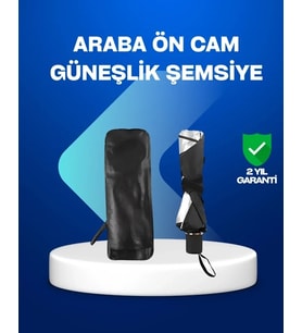 Yüksek Kaliteli Cam Elyaf İskeletli Araba Şemsiyesi – Tüm Araçlara Uygun