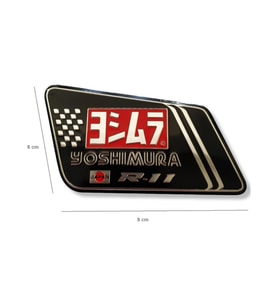 STİCKER [METAL] EGSOZ ETİKETİ YOSHIMURA R11 - UNİVERSAL