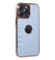 Newface Apple iPhone 14 Pro Max Kılıf Snake Kapak - Sierra Blue