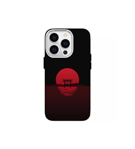 IPHONE 13 PRO MAX UYUMLU ÖZEL GÜN BATIMI KAPISI TASARIMLI LÜKS SİLİKON KILIF (Çok Renkli)