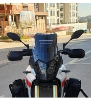 MOTOCAM Yamaha Tenere Rall 700 Ön Cam 2019-2026 Model 39cm Şeffaf Renkli 4mm