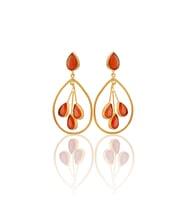 Kadir Jewellery 22 Ayar Altın Kaplama Kadın Sallantılı Küpe -El İşçiliği Ve Hipoalerjenik Küpe