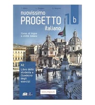 Nuovissimo Progetto italiano 1b (Libro+Quaderno+Es (Gri-Kırmızı)