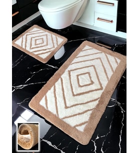 Niva Bej 2li Banyo Paspası (60x100 50x60 cm)