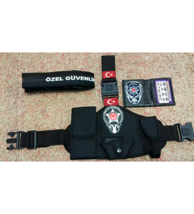 ÖZEL GÜVENLİK TESİSAT BACAK KILIFI,(+),ÖZEL GÜVENLİK ROZETLİ CÜZDANI,(+),ÖZEL GÜVENLİK PALASKASI (3-AD) URUN,SATIN-AL,SIVILE SATILMAZ.