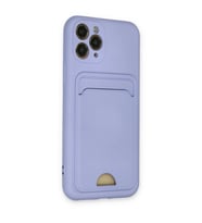 İphone 11 Pro Kılıf Kelvin Kartvizitli  - Lila