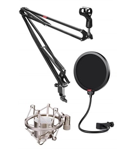 Lastvoice NB40X Set Rode NT1-A İçin Mikrofon Standı Filtre Shock Mount