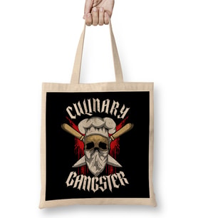 Culinary Gangster The Best Cook In The Kitchen Pun Bez Çanta Uzun Saplı