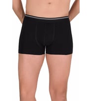 Berrak 6 Adet Siyah Renk Likralı Boxer (Siyah)