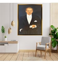 ÇERÇEVELİ ATATÜRK TABLO S276
