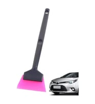 Mini Saplı Silikon Çekçek Ragle Cam Filmi Çekme Uygulama Aparatı 6x22cm Siyah Pembe