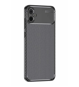 Galaxy A05 Kılıf Auto Focus Karbon Kapak - Siyah