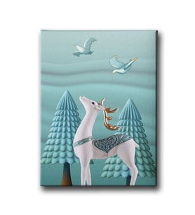 Geyikli Canvas Tablo MİND686