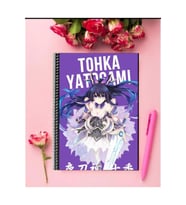 Tohka Yatogami Anime Defter 1 Adet Özel Tasarım A4 Boyutu Telli Çizgili Defter 21*29 Cm