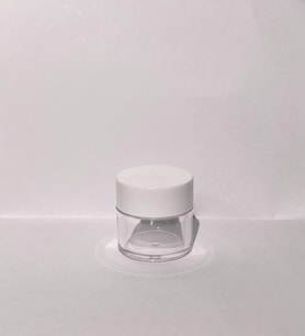 30ml Şeffaf Akrilik Krem Kutusu, Beyaz Kapak, Kozmetik Kutu, Plastik Kutu, 50 Adet