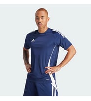 Adidas Tiro 24 Jersey Erkek Lacivert Yuvarlak Yaka Tişört IS1018
