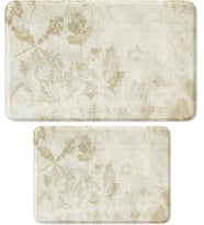 2'li Takım Banyo Paspası, Kaymaz Taban, Makinede Yıkanabilir (40x60_50x80)