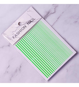 Adanil Nail Art Kendinden Yapışkanlı Şerit Sticker Yeşil