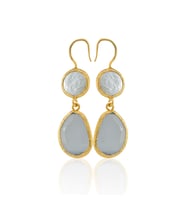 Kadir Jewellery 22 Ayar Altın Kaplama Kadın İnci Küpe -El İşçiliği Ve Hipoalerjenik Küpe