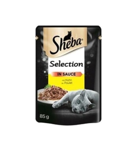 SHEBA Pouch Tavuklu Konserve Kedi Maması 85 gr 12 Adet