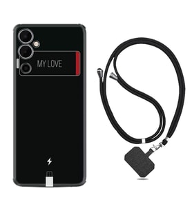 Tecno Pova 4 Kılıf Resimli Boyun Askılı İpli Desenli Silikon My Love 1402