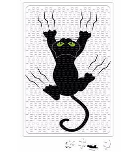 Gato Preto Cat Kedi Puzzle 240 Parça Yapboz