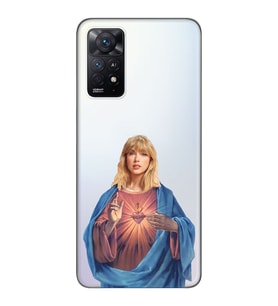 Redmi Note 12 Pro 4G Uyumlu Taylor Swift Desenli Şeffaf Telefon Kılıfı