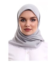 Pamuklu Pano Düz Desensiz Örtü Gri (Karışık)