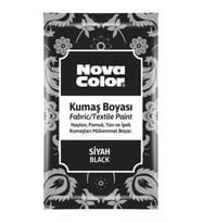 NOVA COLOR NC-904 TOZ KUMAŞ BOYASI 12gr. SİYAH