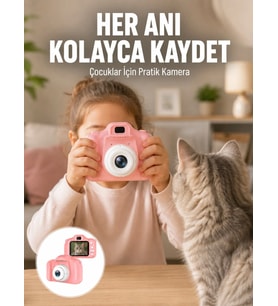 HD Video Kayıt Özellikli Mini Dijital Kamera Fotoğraf Çekimli USB Şarjlı Yeni Nesil