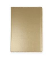 Samsung Galaxy T500 Tab A7 10.4 Kılıf 360 Tablet Deri Kılıf - Gold