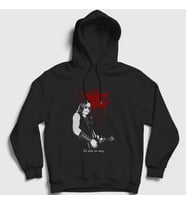Presmono Unisex Siyah Sorg Darkthrone Kapüşonlu Sweatshirt 388683tt