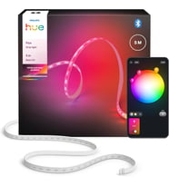 Philips Hue Flux 5 M Led Işık Şeridi, 1200 Lm, Canlı Renkler, Esnek Iç Aydınlatma, Chromasync Renk K