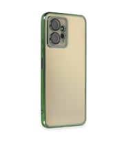 Xiaomi Redmi Note 12 4g Kılıf Kamera Korumalı Lensli Silikon - Yeşil