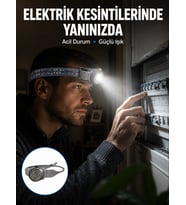 Şarj Edilebilir Kafa Feneri Kamp Tamir ve Outdoor Kullanımına Uygun