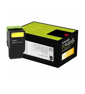 Lexmark 80C8HY0 Toner Orj. - CX410, CX510 Yellow (3K)