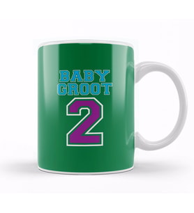 Baby Groot 2 Guardians of the Galaxy Kupa Bardak Porselen