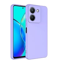 Coverzone Vivo Y36 4G ?le Uyumlu K?l?f Z-Mara Lansman Vieri Tam Koruma Arka Kapak Kamera Koruma �?k?nt?l? P�r�zs�z Y�zey Lila