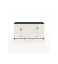 Arges Konsol 5 Raflı 3 Çekmeceli 4 Kapaklı 176x30x99 Antrasit-Aytaşı