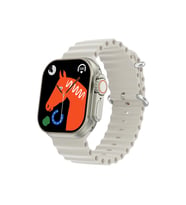 Pazariz Watch Ultra Plus S8 Ultra MAX Pro 49 Mm Akıllı Saat Nfc Siri  (Beyaz)