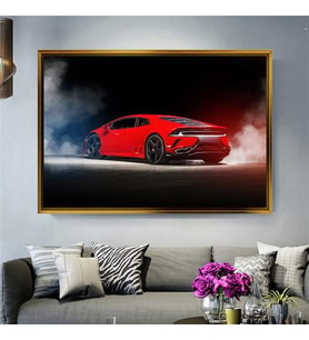 Altın Çerçeveli dekoratif tablo a407 (Gold)