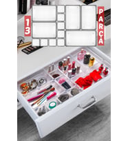 13 Parça Çekmece İçi Düzenleyici, Organizer Set