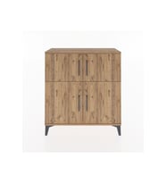 Arges Şifonyer 3 Raflı 4 Kapaklı 88x30x96 Çam-Çam