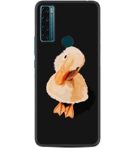 Tcl 20 Se Kılıf Excode Silikon Desen Özel Seri Üzgün Ördek 1685