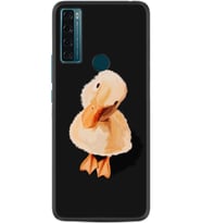 Tcl 20 Se Kılıf Excode Silikon Desen Özel Seri Üzgün Ördek 1685