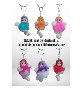 Northcity Şirin Bebek Peluş Anahtarlık - Çanta Süsü ve Hediye Önerisi