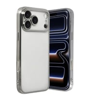 Apple iPhone 17 Pro Razer Lensli Silikon - Gümüş